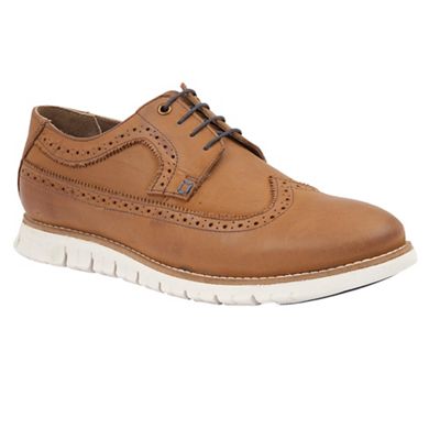 Tan leather 'Holloway' brogues
